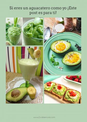he recopilado estas 5 recetas para los considerados aguacateros, un aguacatero es aquel  que aprovecha todo el juego que se le puede sacar a esta fruta a la hora de preparar un platillo.